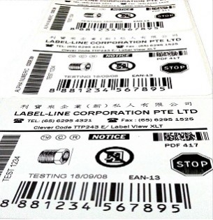 CL1-BARCODE LABELS - FIXED OR RUNNING NOS